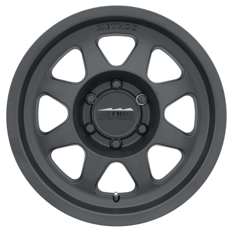 MR701 17x8.5 0mm Offset 6x135 87mm CB Matte Black Wheel - Click Image to Close