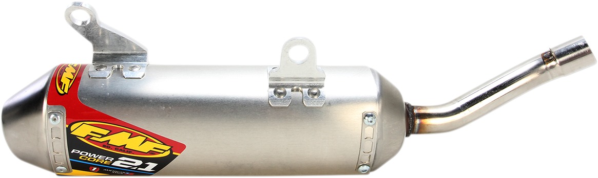 Aluminum PowerCore 2.1 Slip On Exhaust Silencer - For 02-24 Yamaha YZ250 - Click Image to Close