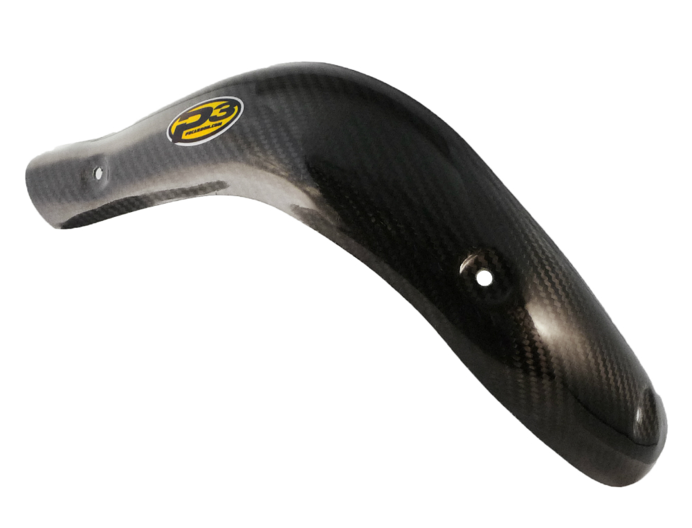 Carbon Fiber Header Heat Shield - For 450 SXF/XCF FX450 FS450 FC450 - Click Image to Close