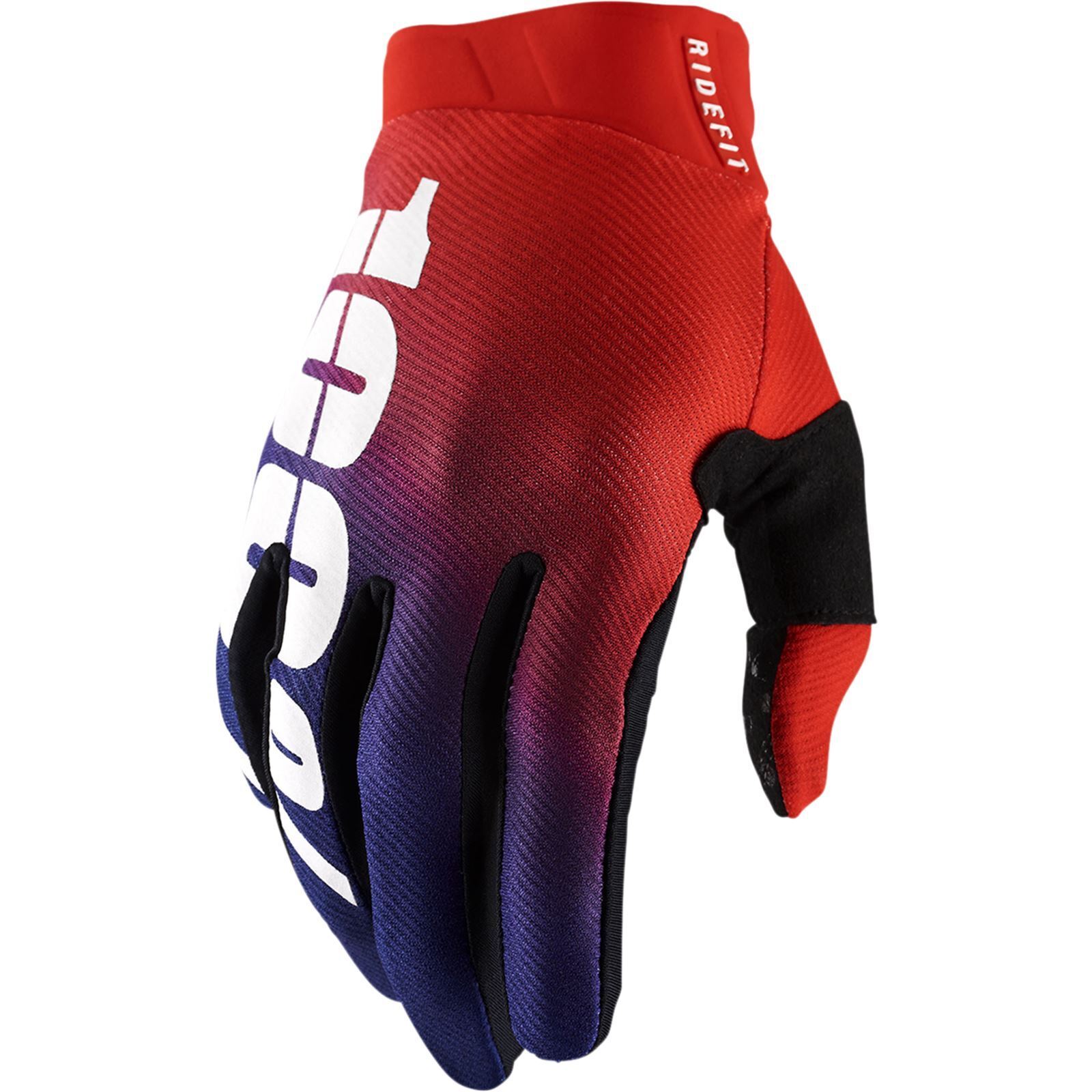 100% Ridefit Korp Men's Gloves - Small, Textile - Click Image to Close