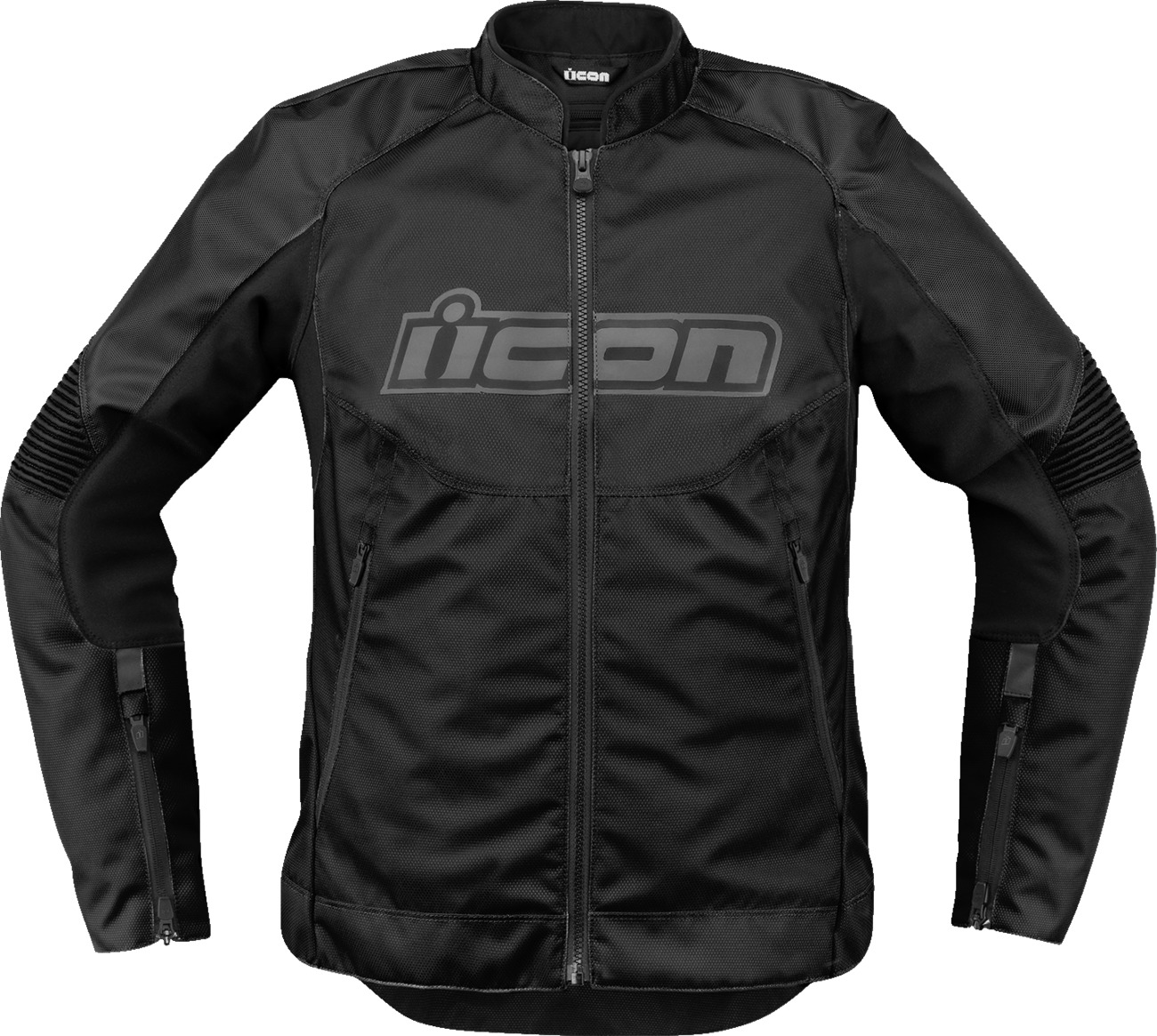 ICON Women's Overlord3 Jacket Black Medium - Sport fit jacket with impact protection - Click Image to Close