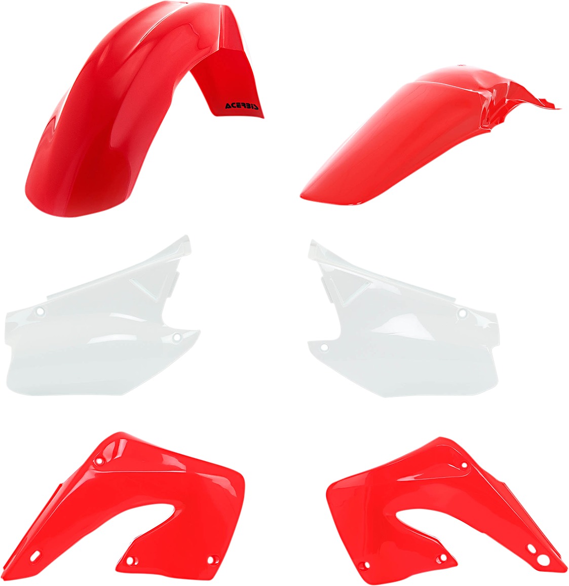 Acerbis Standard Plastic Kit Original 01 Fits Honda CR125/250 00-01 - Click Image to Close