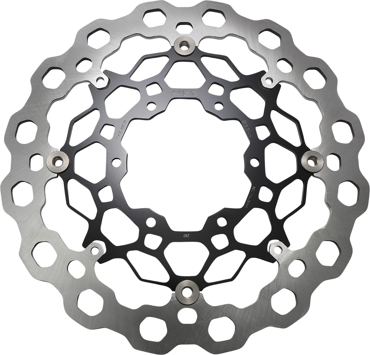 Floating Cubiq Front Brake Rotor - For 17-23 Suzuki GSXR1000 - Click Image to Close