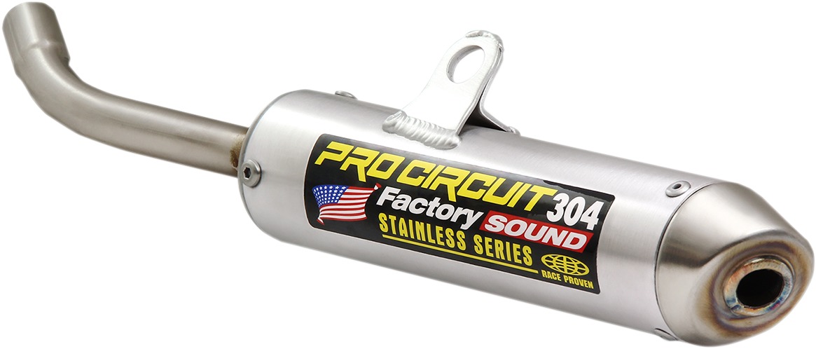 304 Aluminum Slip On Exhaust Silencer - For 18-20 Yamaha YZ65 - Click Image to Close