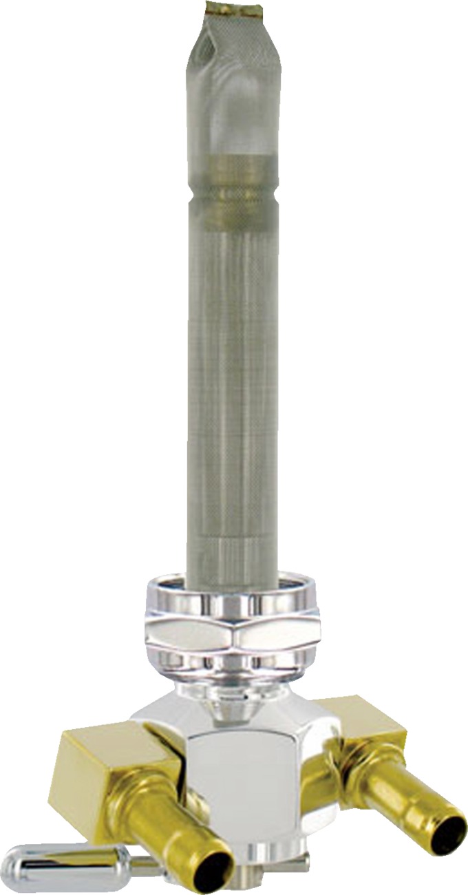 Pingel Hex Dual Outlet Petcock Valve 5/16" Outlets - Click Image to Close