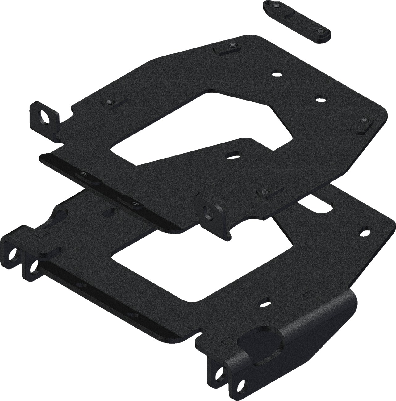 KFI UTV Plow Mount Black Fits 20-24 Polaris General XP / 4 - Click Image to Close