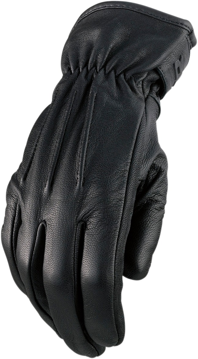Z1R Reaper 2 Gloves Black Men's Size S - Premium leather gloves with touchscreen fingers - Click Image to Close