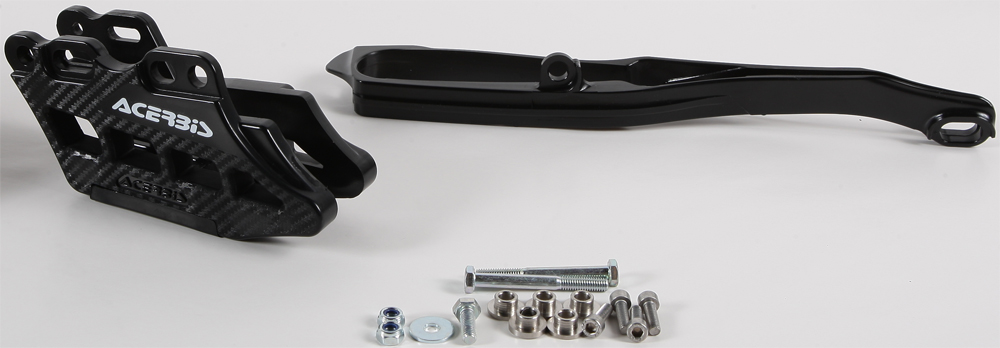 Chain Guide & Swingarm Slider Kit V 2.0 - - Black - For 14-17 Honda CRF250R CRF450R - Click Image to Close