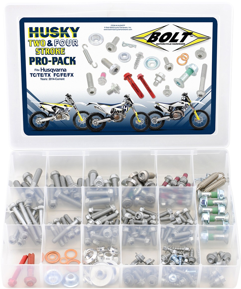 Bolt Pro-Pack Hardware Kit For Husqvarna - Click Image to Close