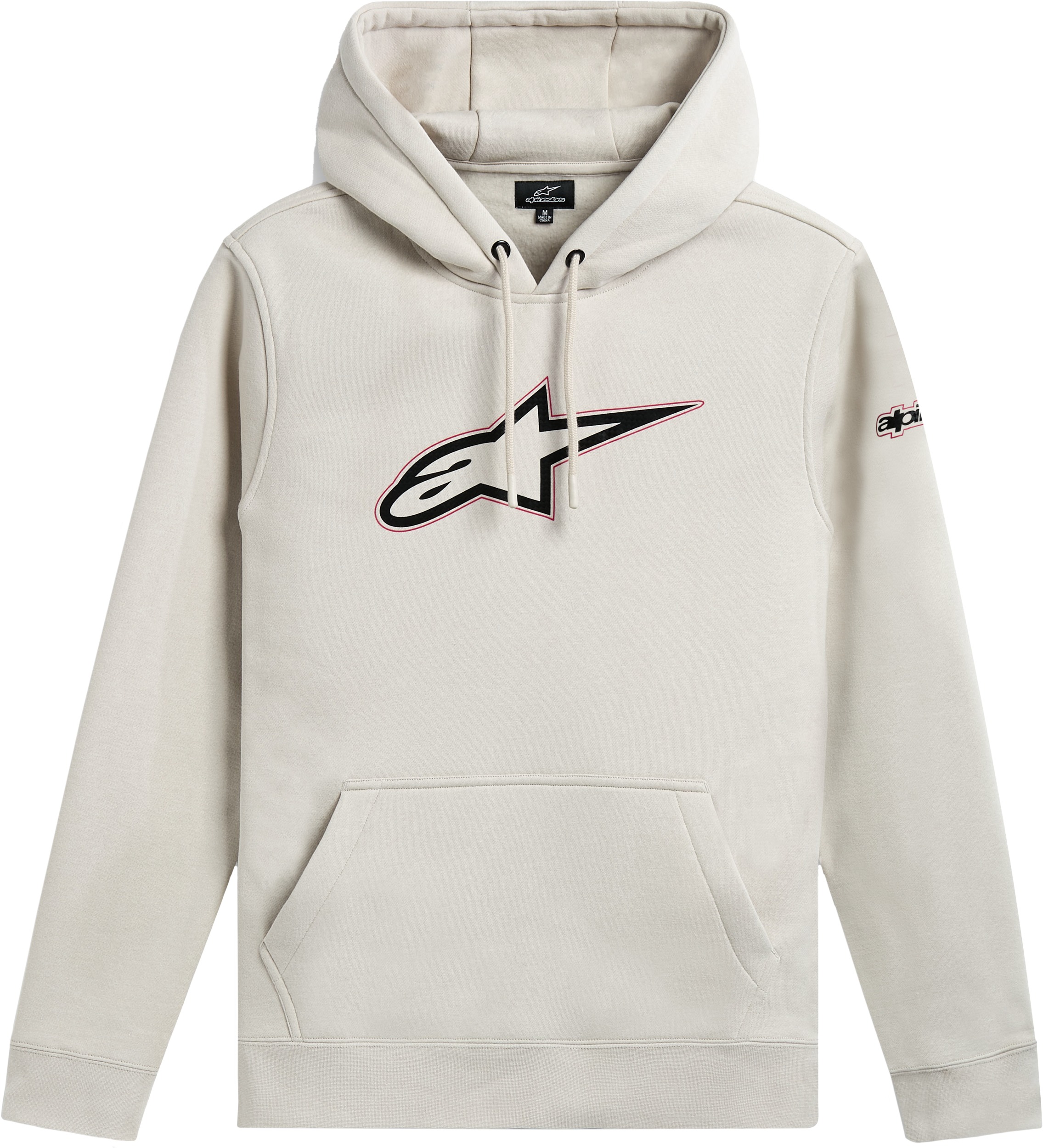 Alpinestars Insignia Hoodie Off White 2X-Large Men's - Men's 2XL off white pullover hoodie - Click Image to Close