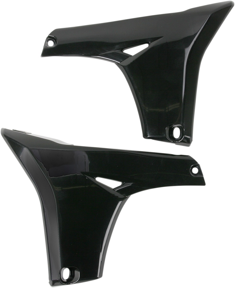 Lower Radiator Shrouds - Black - For 10-13 Yamaha YZ450F - Click Image to Close