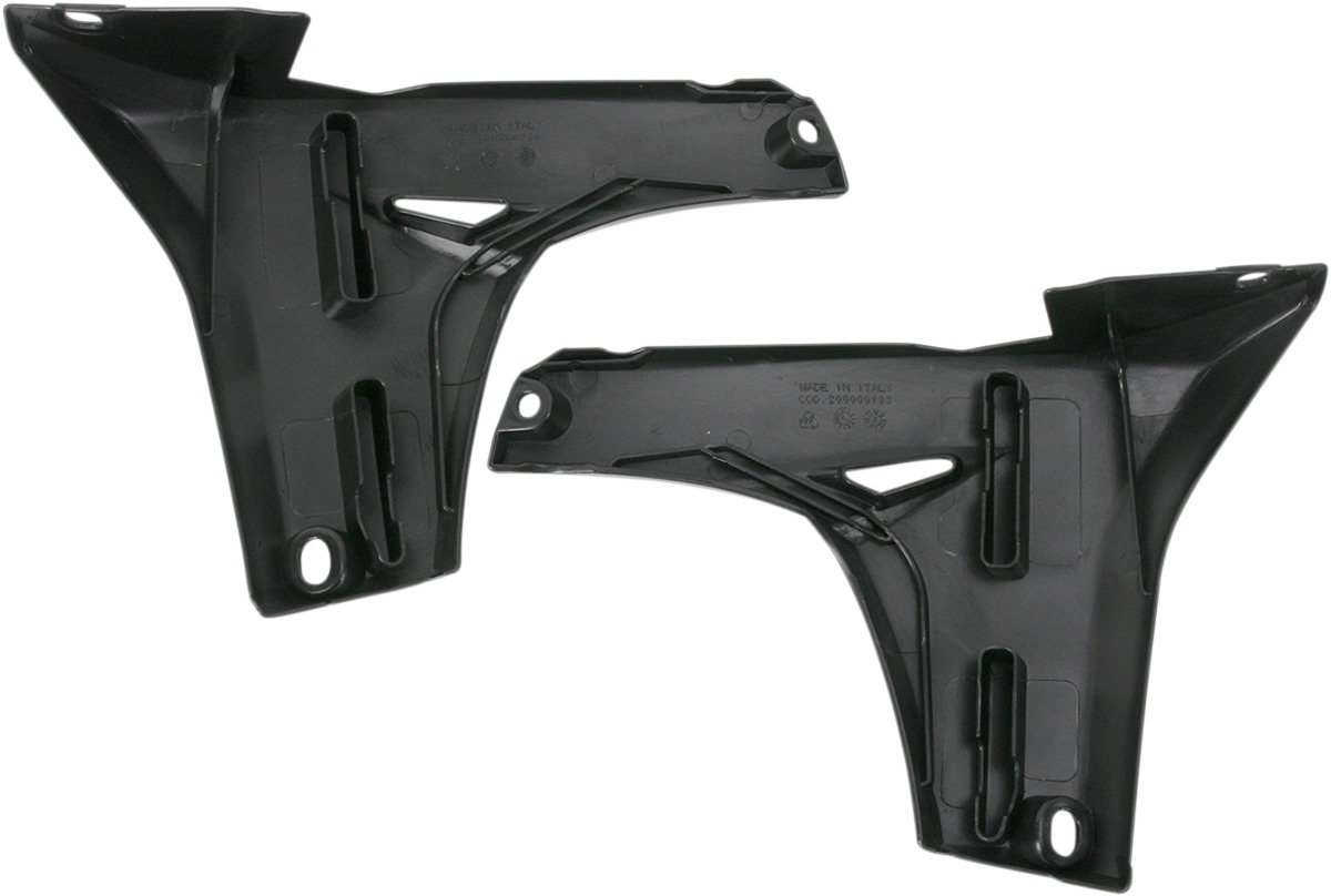 Lower Radiator Shrouds - Black - For 10-13 Yamaha YZ450F - Click Image to Close