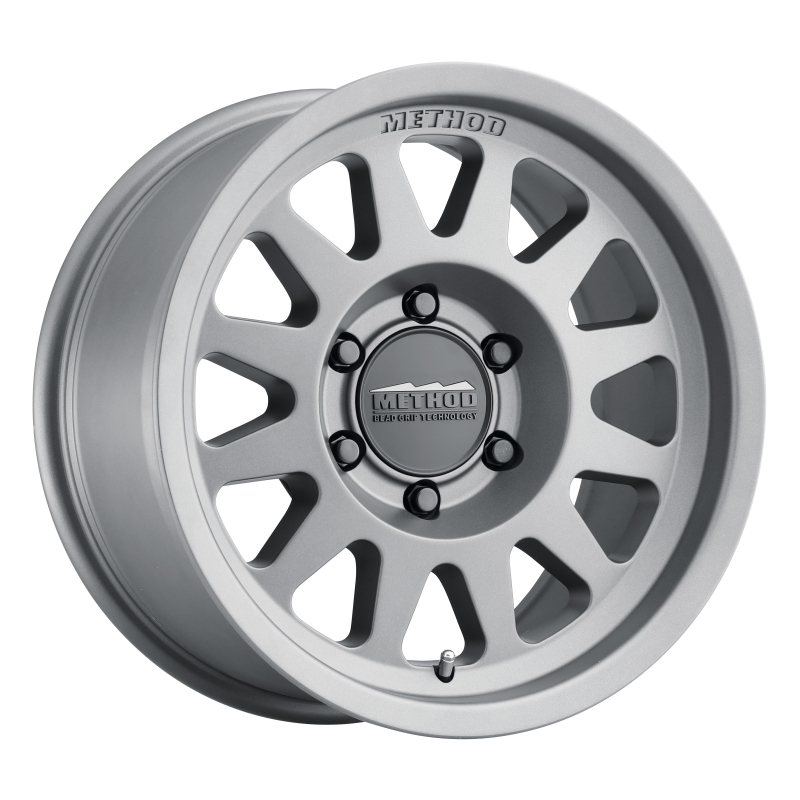 MR704 17x8.5 0mm Offset 6x5.5 106.25mm CB Matte Titanium Wheel - Click Image to Close