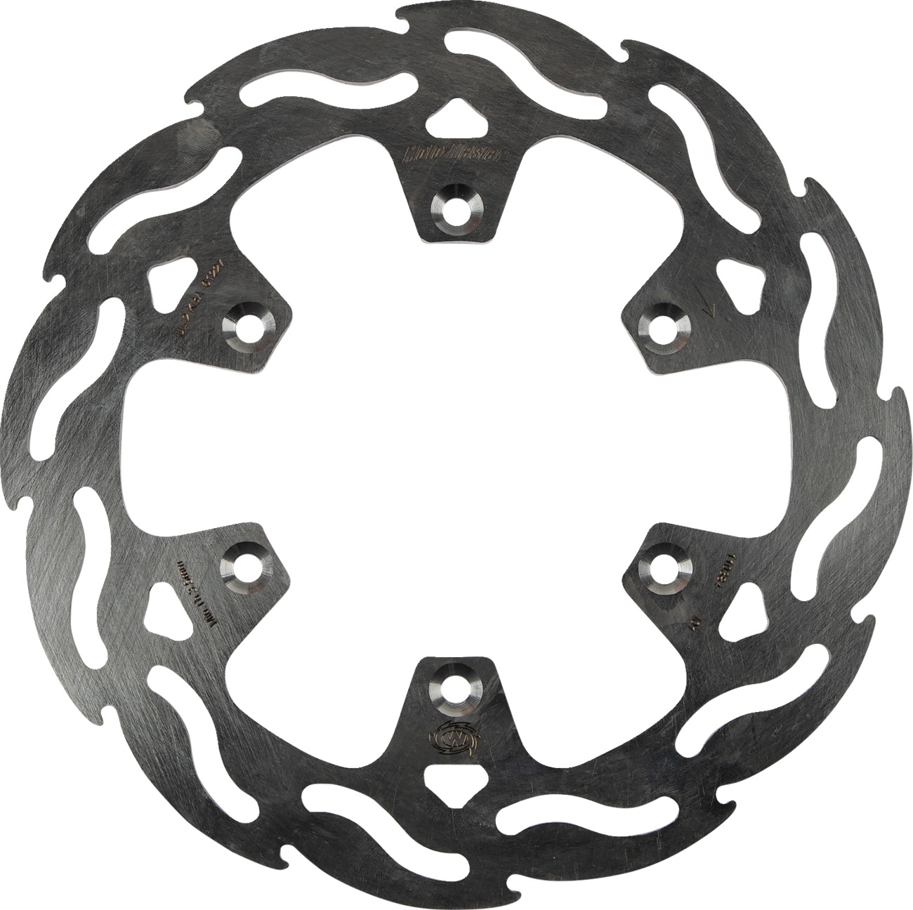 Moto-Master Flame Rear Brake Rotor Kawasaki KX125 KX250 KX500 - Rear brake rotor For Kawasaki KX125 KX250 KX500 - Click Image to Close