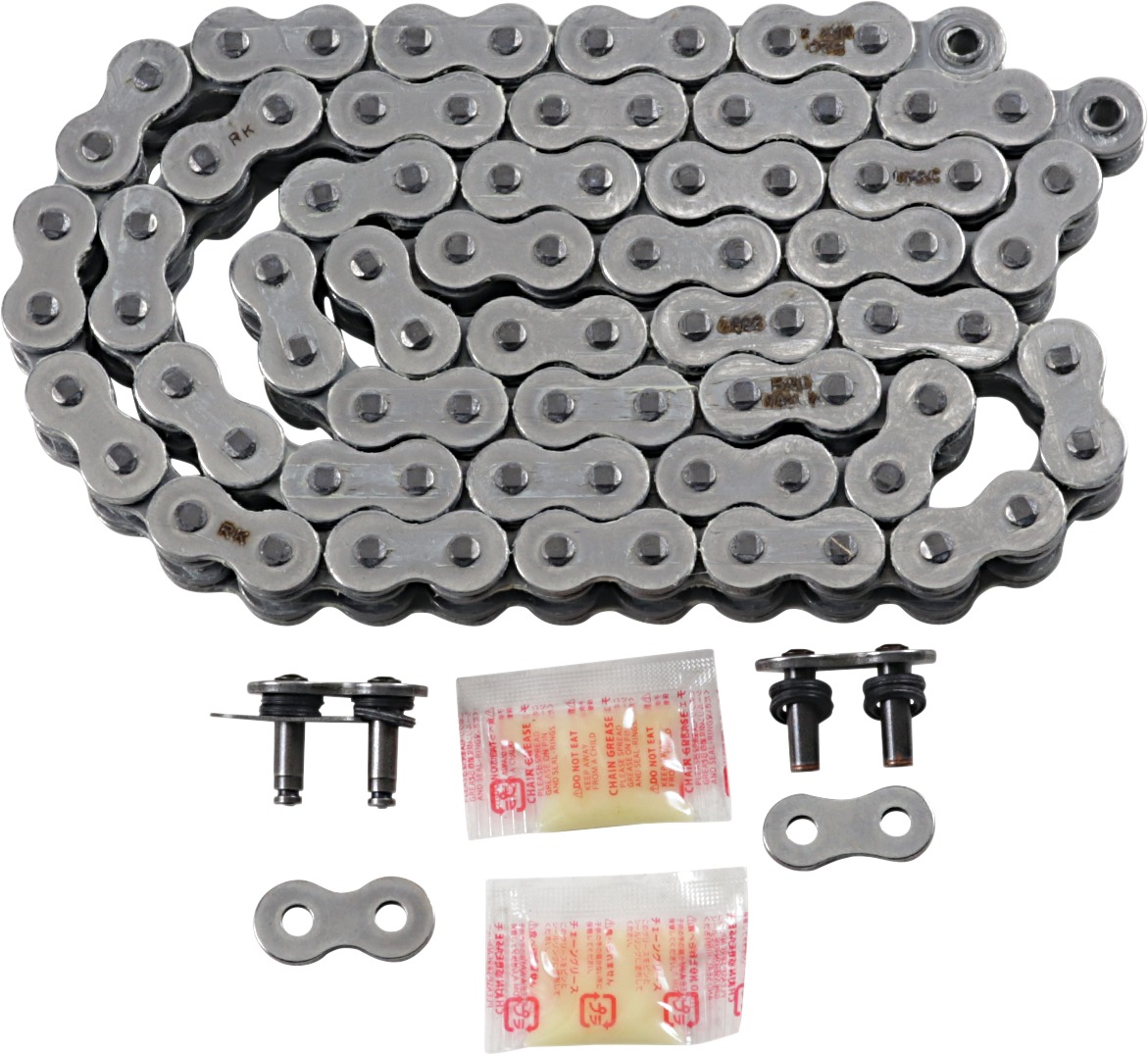 RK 520 MAX X RX-Ring Chain 118 Links Natural - Sealed RX-ring chain, 118 links, 520 size - Click Image to Close