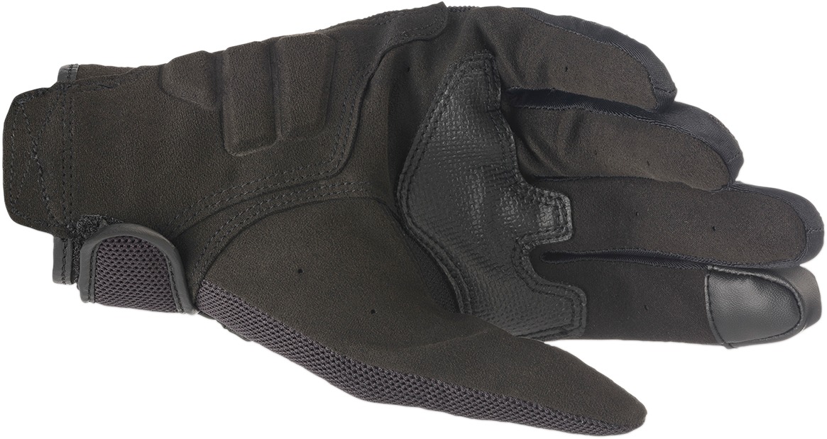 Copper Motorcycle Gloves Black/White Medium - Click Image to Close