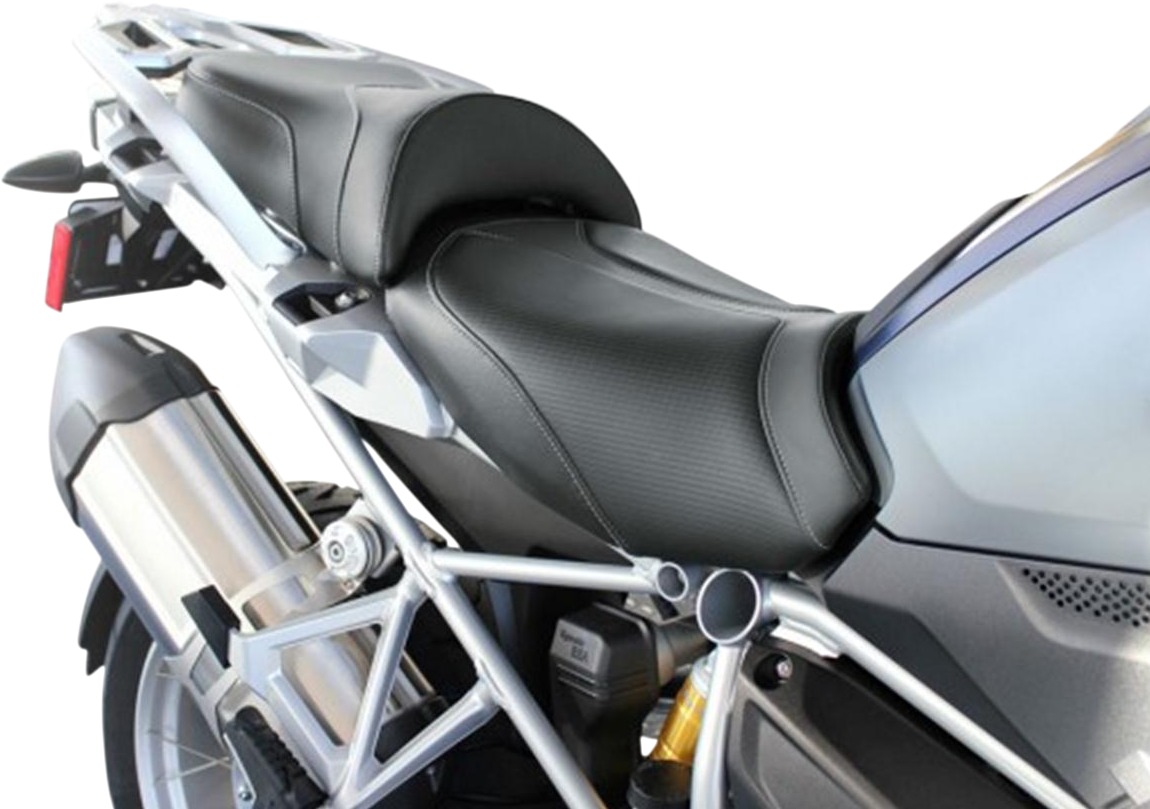 Adventure Tour Vinyl 2-Up Seat Black Foam - For 13-17 BMW R1200GS - Click Image to Close