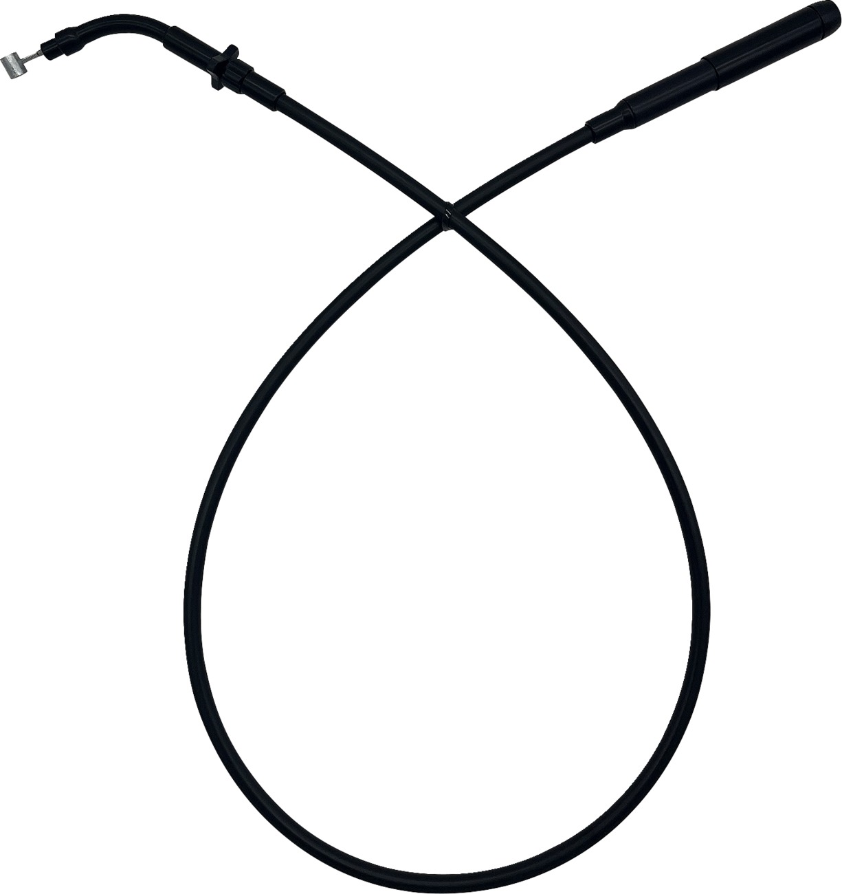 Fat Baggers EZ Install Upper Clutch Cable Black Vinyl Harley FLHX FLTRX - Click Image to Close