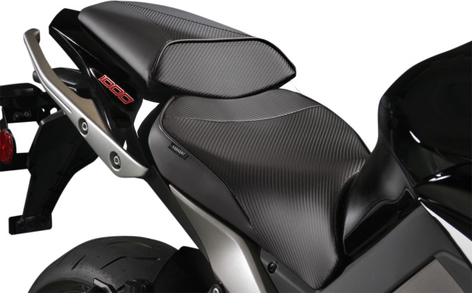 World Sport Performance Front Seat and Matching Rear Cover - Kawasaki Ninja 1000 Z1000 - Click Image to Close