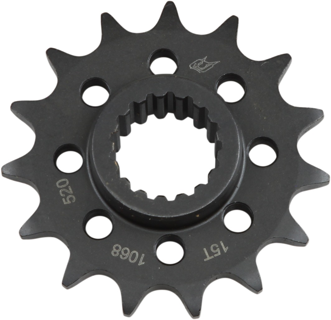 Driven 520 Steel Front Sprocket 15T Black - Click Image to Close