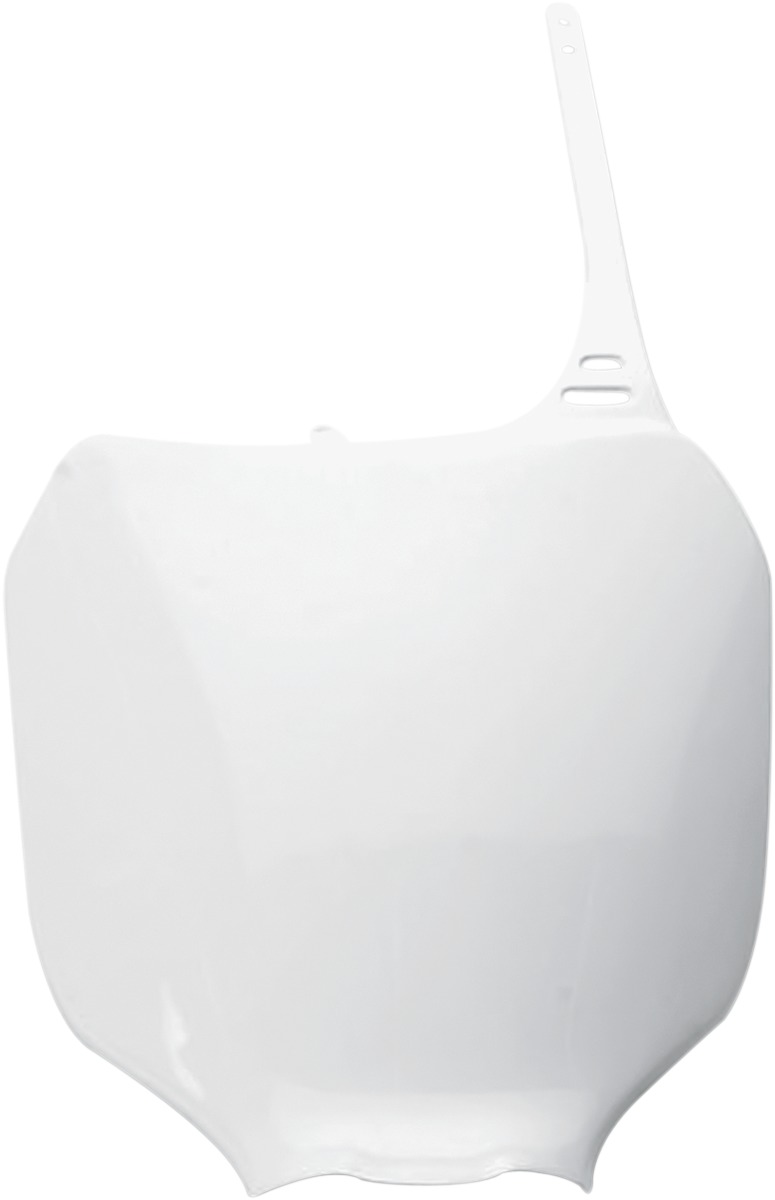 UFO Front Number Plate White For Yamaha YZ Models - Front number plate for Yamaha YZ models - Click Image to Close