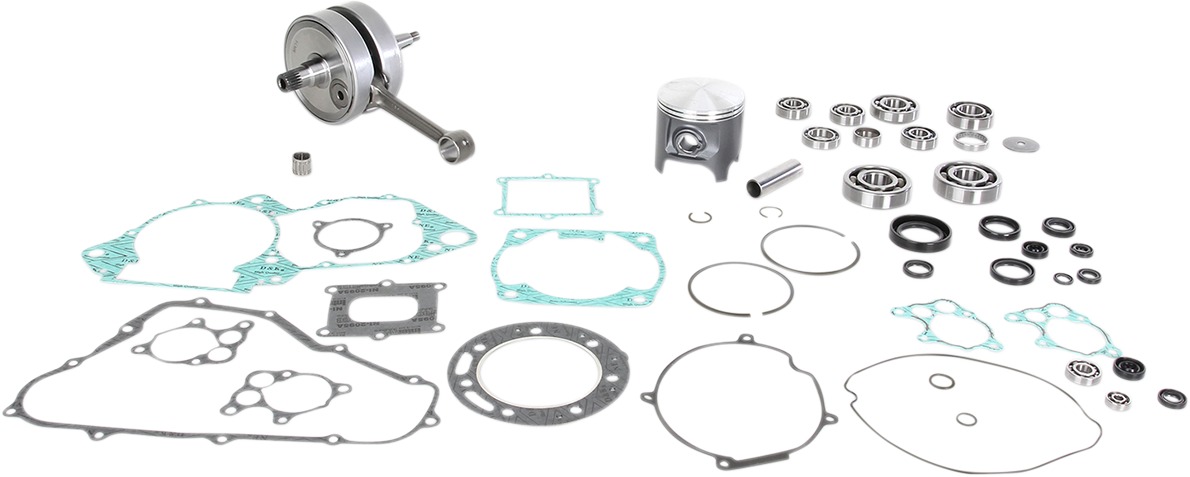 Vertex Engine Rebuild Kit with Crank & Piston Kit Fits 1988 Honda CR500R - Click Image to Close