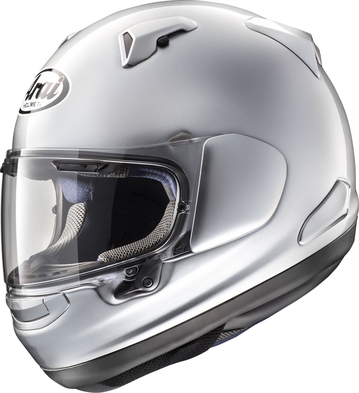Arai Signet-X Solid Helmet XS Aluminum Silver - Full face helmet in Aluminum Silver (XS) - Click Image to Close