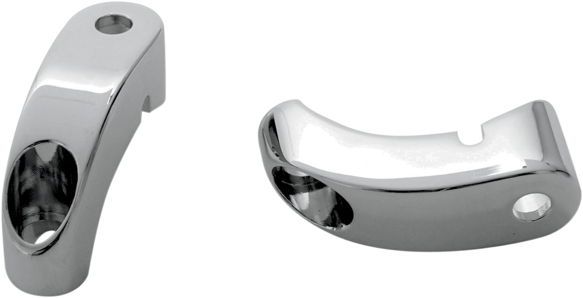 Arlen Ness Chrome Turn Signal Mounts 12-737 For 87-21 HD - Click Image to Close