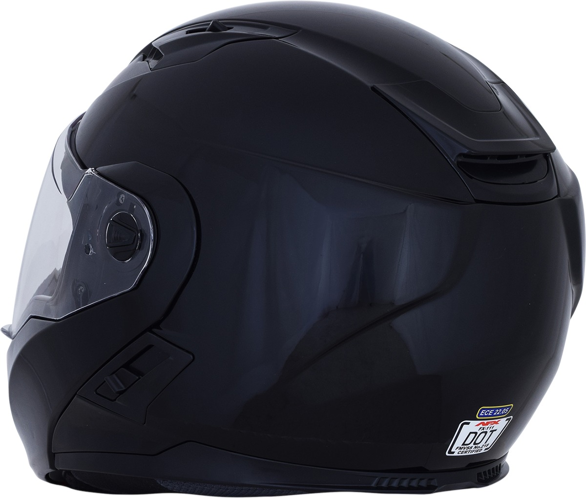 FX-111 Modular Street Helmet Black 2X-Large - Click Image to Close