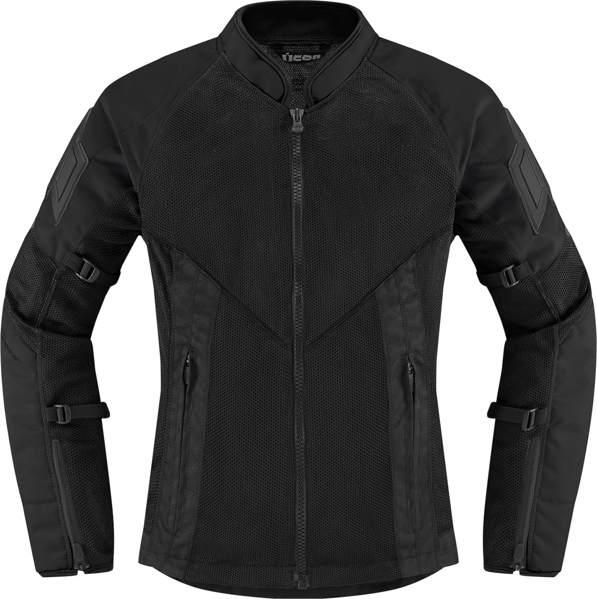 ICON Women's Mesh AF Jacket Black 2XL - Durable women's mesh jacket in black, size 2XL - Click Image to Close