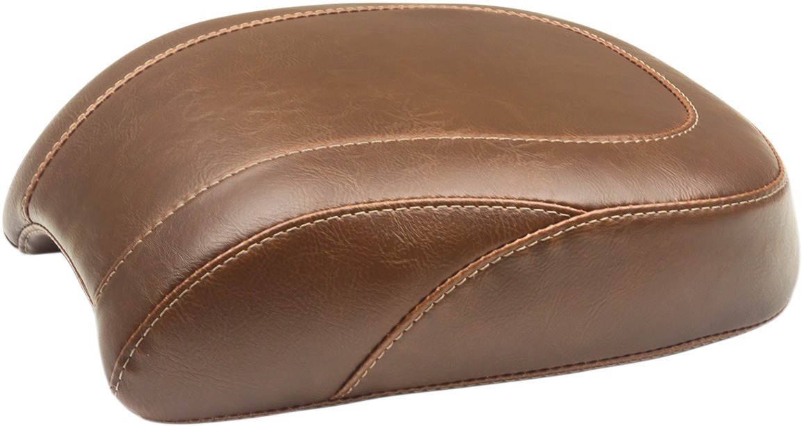 Tripper Stitched Wide Brown Pillion Pad - For 18-19 HD FLSL - Click Image to Close