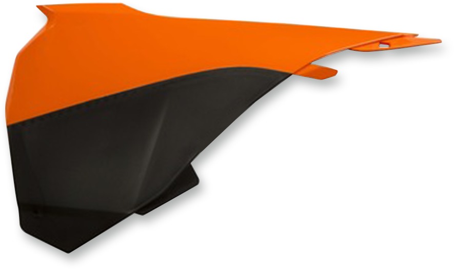 Acerbis Airbox Cover Left Side Orange/Black Fits 13-17 KTM SX85 - Click Image to Close