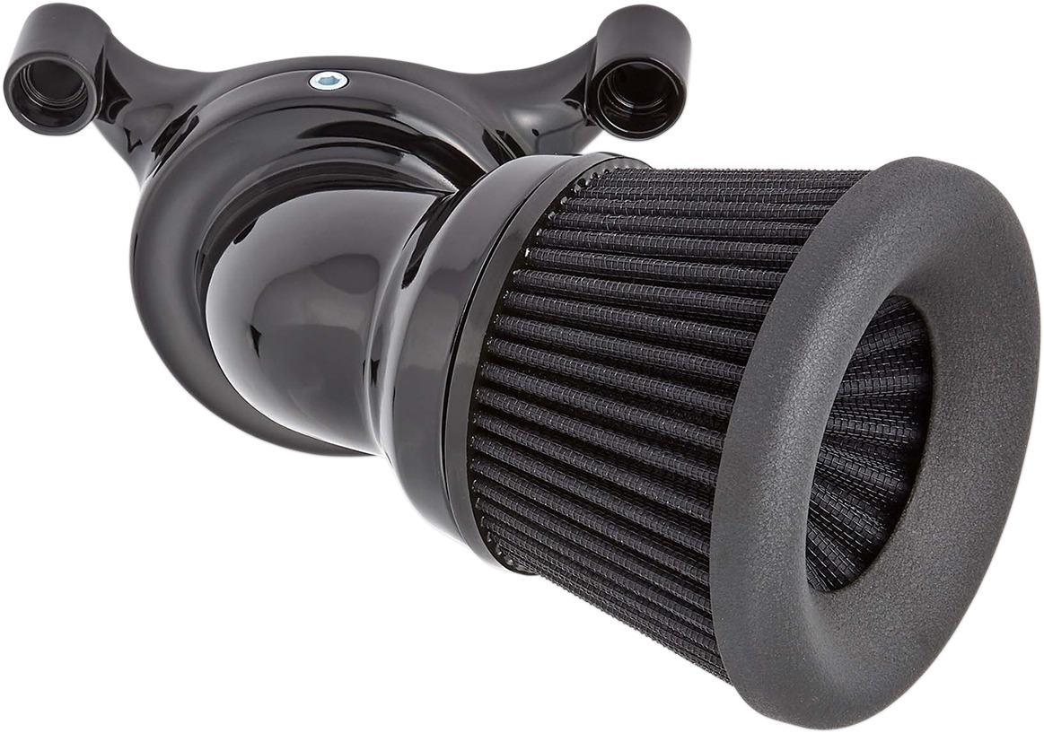 Arlen Ness Velocity 65 Deg. Air Cleaner Kit Black - Click Image to Close