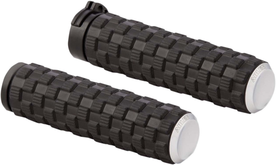 Arlen Ness Air Trax Grips Chrome FBW 07-353 - Click Image to Close
