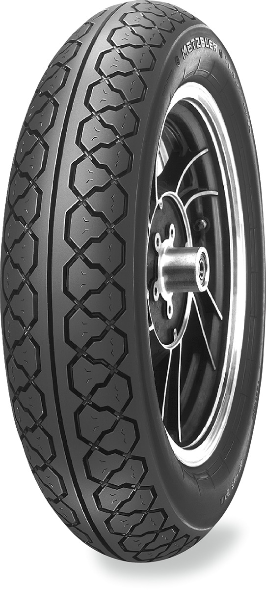 Metzeler Perfect ME 77 Street Tire 3.00-18 Tubeless Blackwall - 3.00-18 street tire, tubeless, blackwall - Click Image to Close