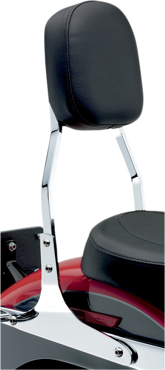Cobra Standard Sissy Bar Chrome 17" Fits Harley-Davidson FLST/C/N/S/SC 00-17 - Click Image to Close