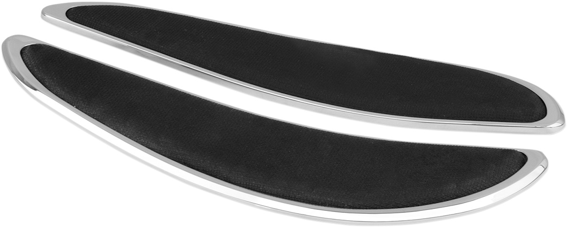 19" Banana Board Driver Floorboards Chrome - Click Image to Close