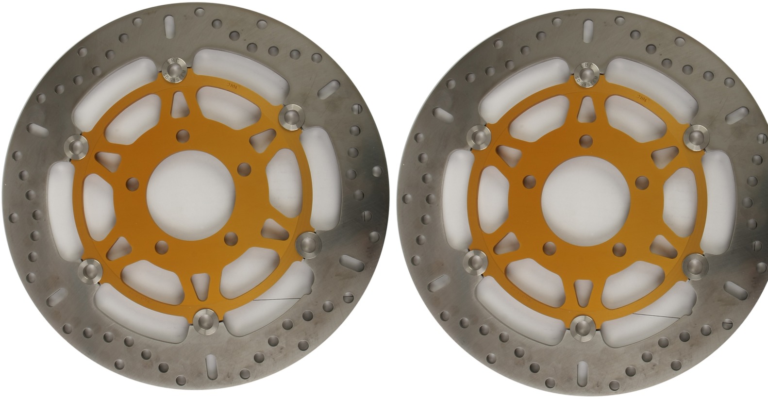 Floating Brake Rotor Front Set - Click Image to Close