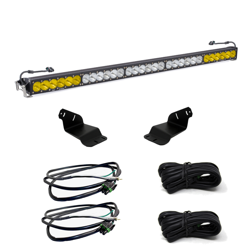 50" OnX6+ Roof Light Bar Kit w/Upfitter - Baja Designs For 2021+ Ford Bronco - Click Image to Close