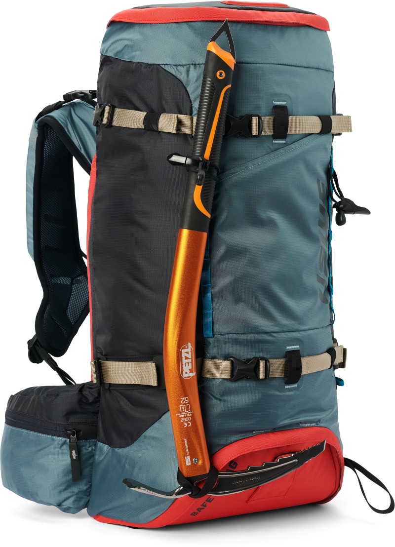 USWE Brant Ski Touring Pack 35L Womens Blue/Red - 35L ski touring backpack Womens Blue/Red - Click Image to Close