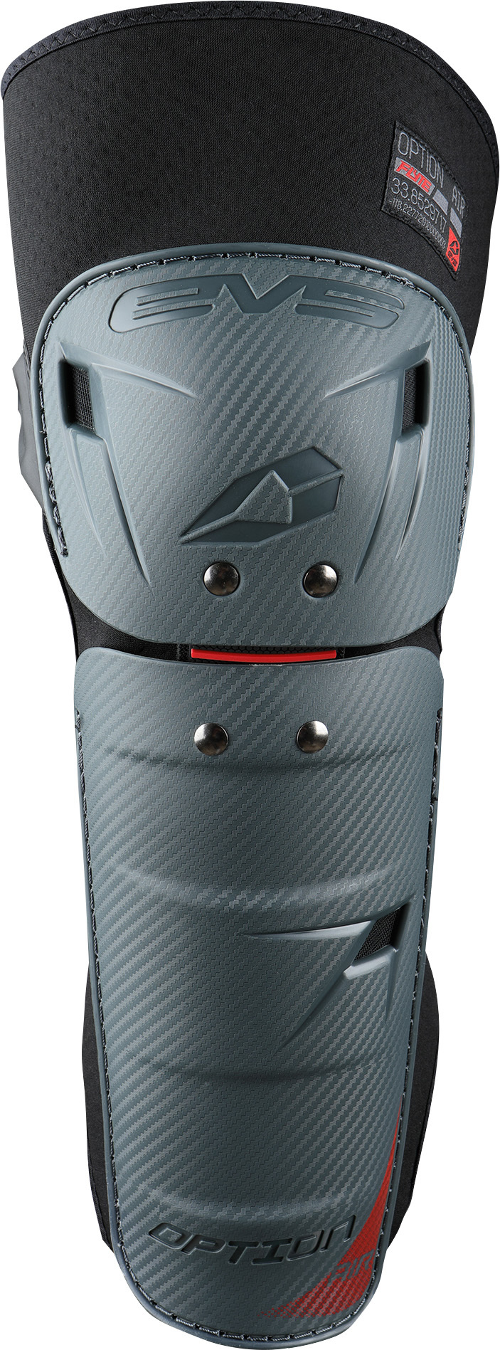 Option Air Knee Guards, Black, Adult One Size - Click Image to Close