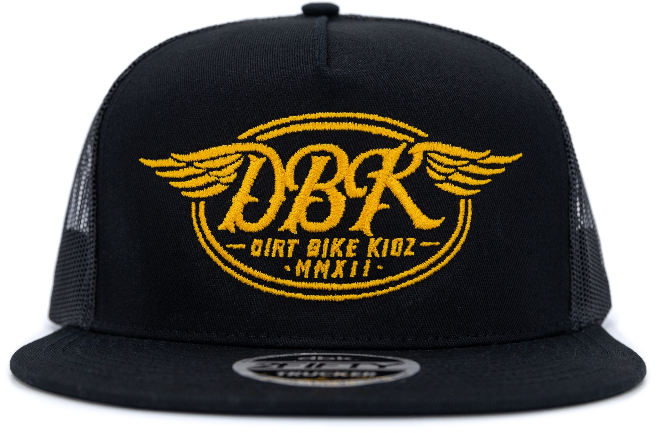 DBK Goldwings 2Fifty Snapback Hat Black - Black snapback hat with Goldwings 2Fifty design - Click Image to Close
