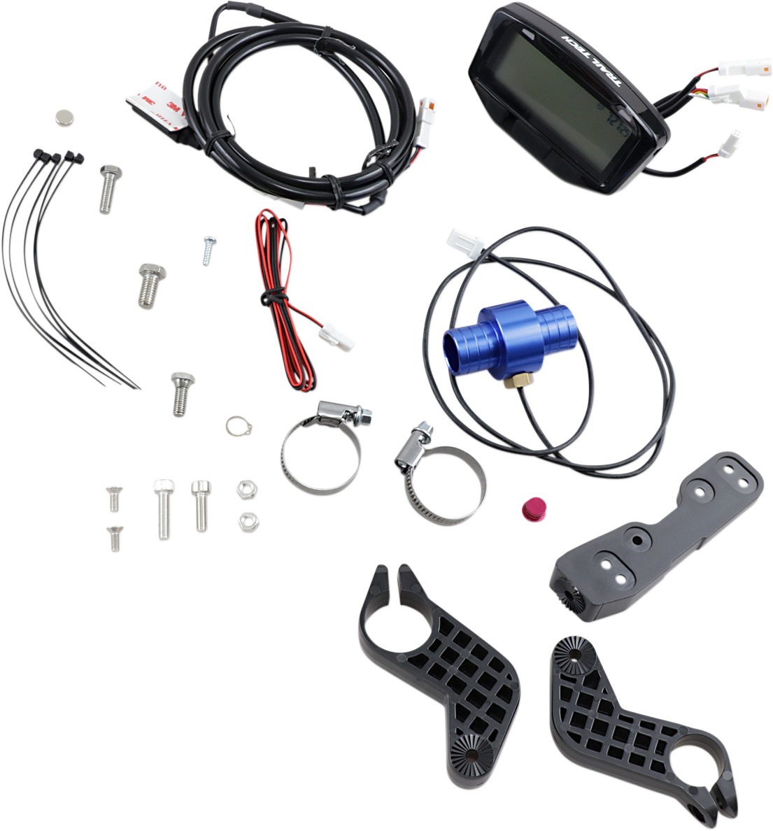 Striker Computer Kit Speed/Volt/Temp - DR650S, XR650L - Air Cooled w/ 10mm CHT - Click Image to Close