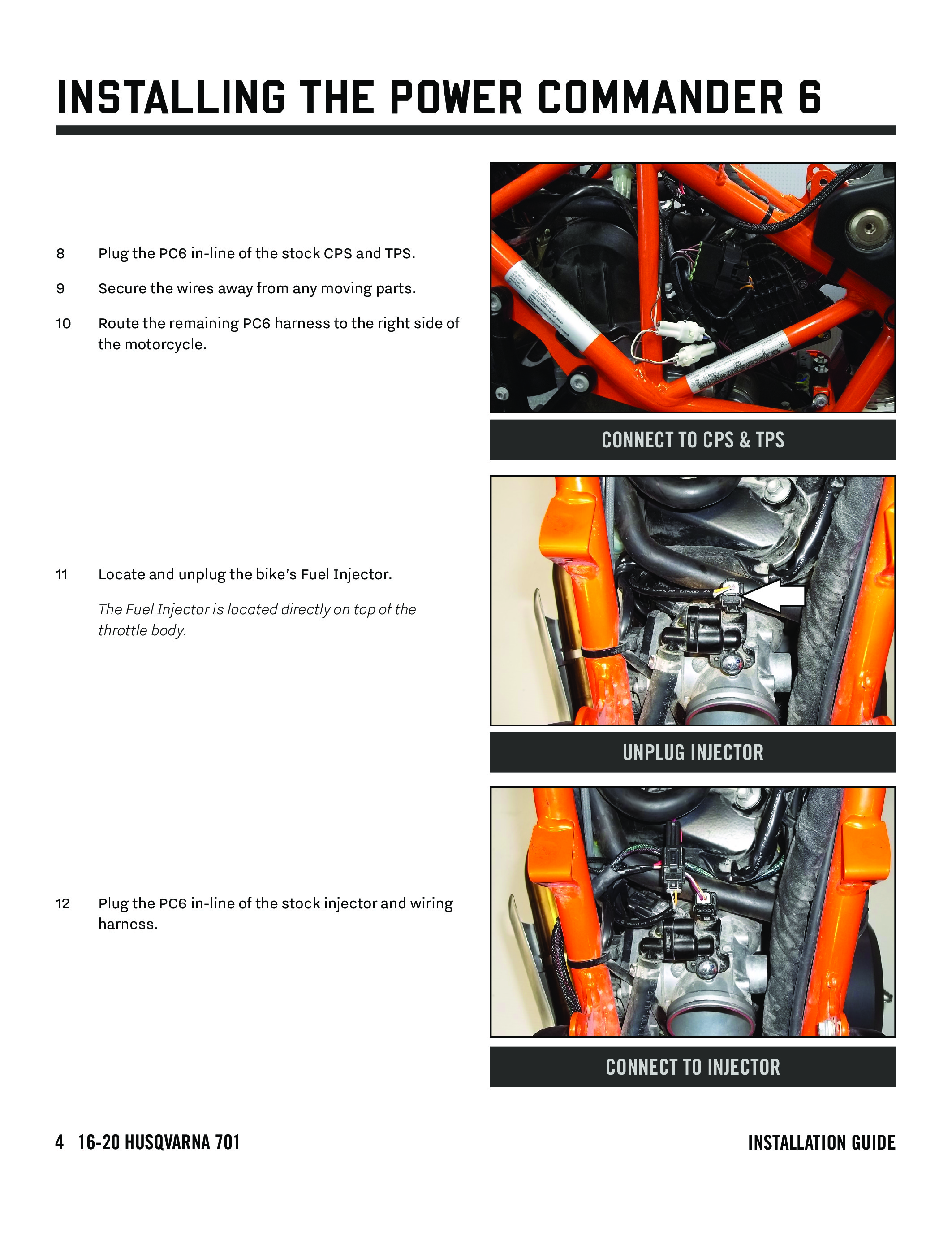 02-07 Yamaha TDM900 Power Commander 6 - Click Image to Close