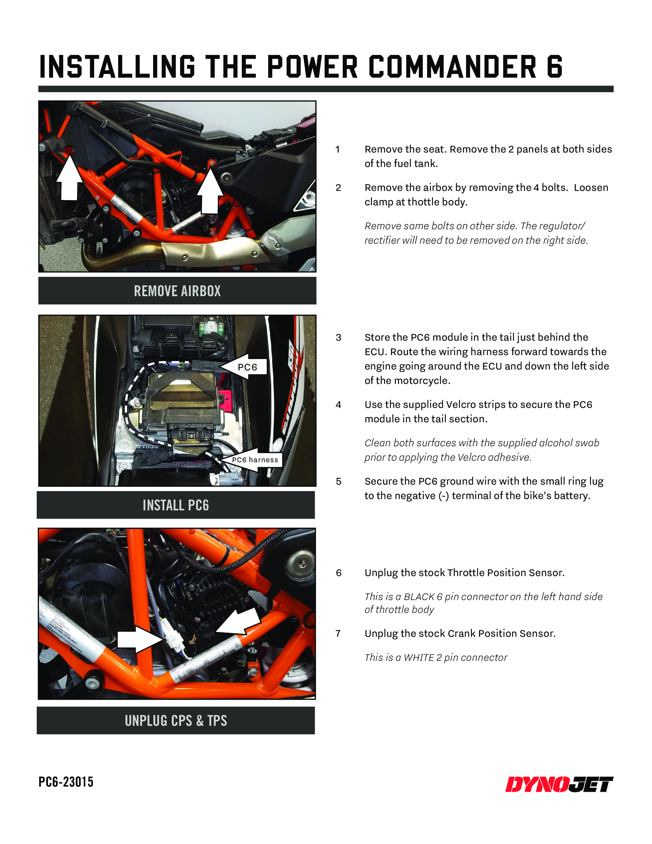 02-07 Yamaha TDM900 Power Commander 6 - Click Image to Close