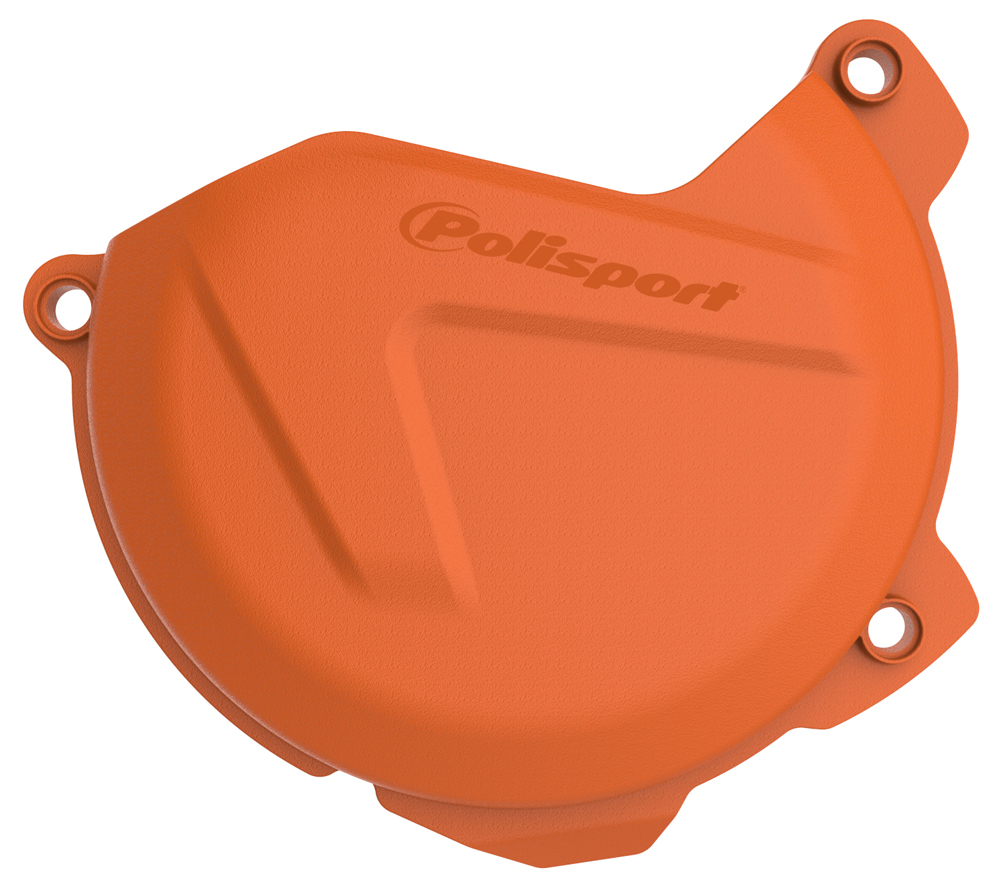 Clutch Cover Protector Orange - For 13-16 KTM 250/350 - Click Image to Close