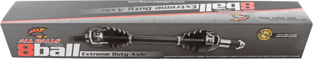 8 Ball Extreme Duty Front Axle - For 14-16 Polaris RZR 1000 XP /4 - Click Image to Close