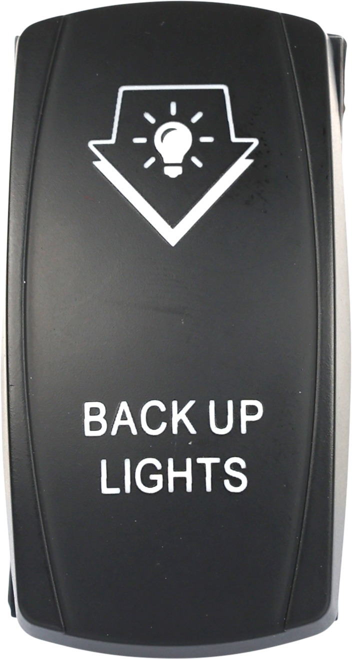 Open Trail Pro Backlit LED Backup Lighting Switch Universal - Pro LED backup light switch, universal fit - Click Image to Close