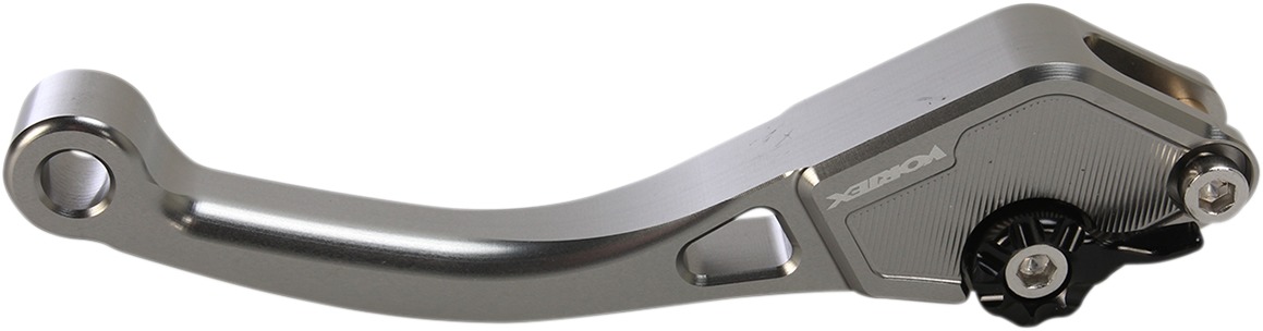 V3 2.0 TI-Silver Stock Length Brake Lever - For Aprilia, Yamaha Models - Click Image to Close