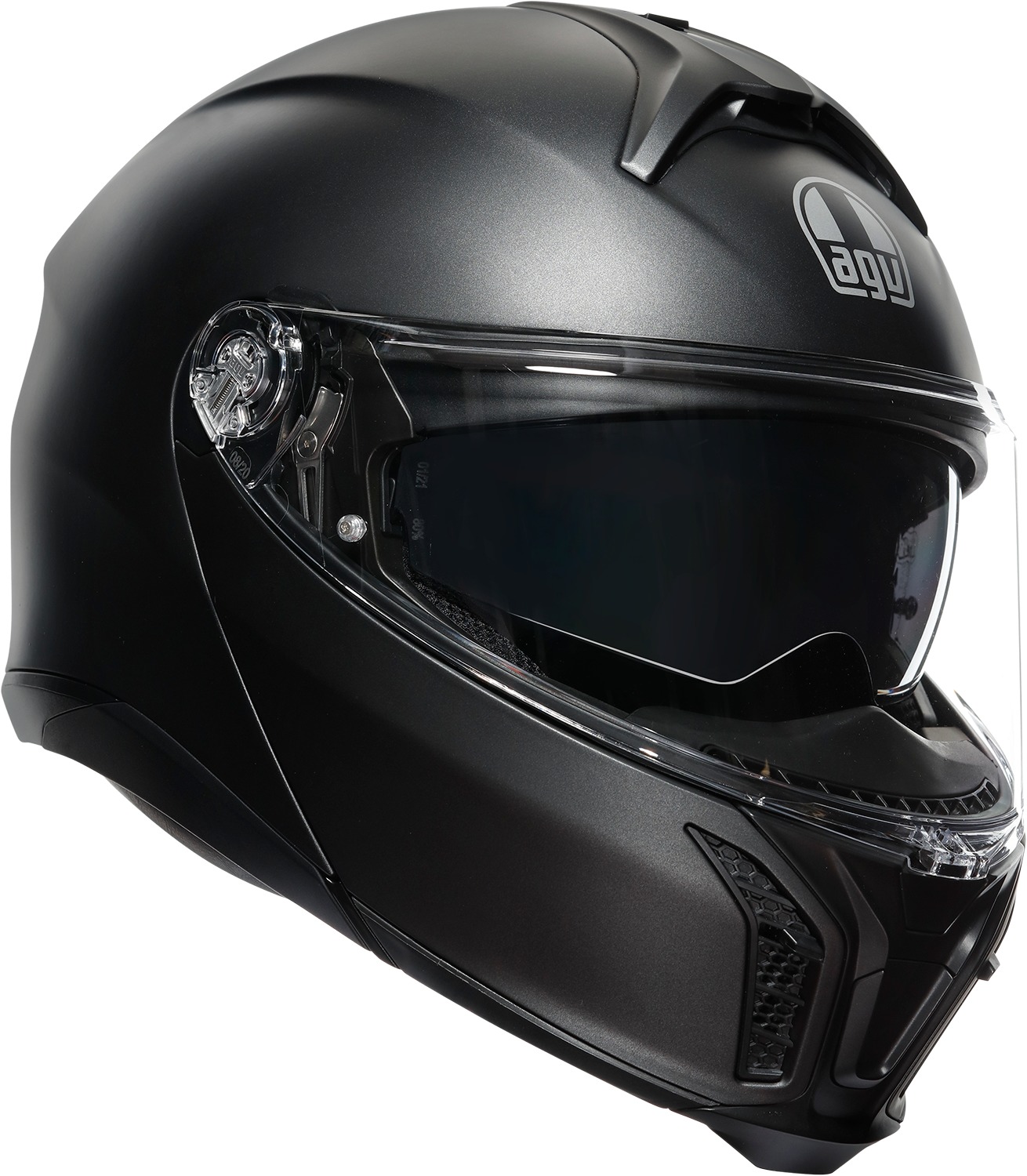 AGV Tourmodular Solid Modular Helmet Matte Black Medium - Modular helmet, matte black, size M, unisex - Click Image to Close